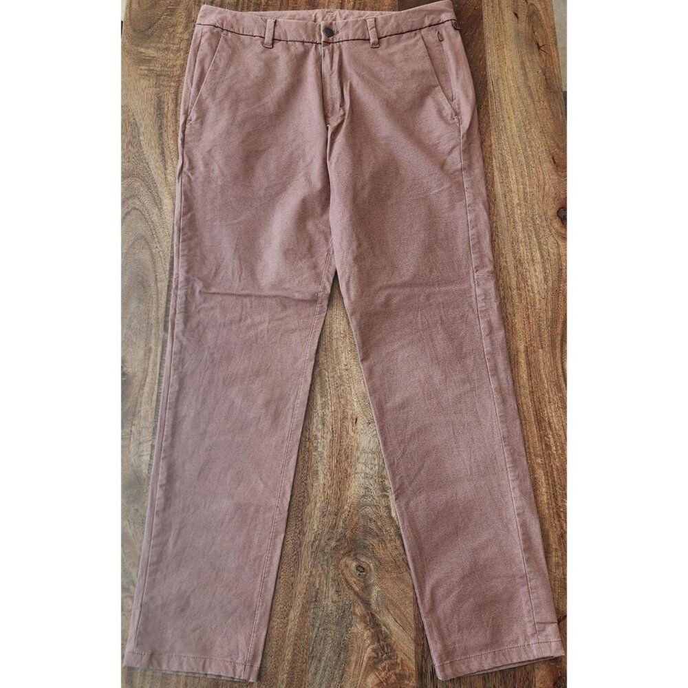 Lululemon Pants Mens 34 Brown Chino Trouser Casual Stretch ABC Commission Style